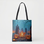 Tote Bag Conception rituelle d'Halloween éffrayant (Devant)