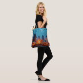 Tote Bag Conception rituelle d'Halloween éffrayant (Sur le modèle)
