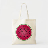 Tote Bag Conception rouge verte de pastèque (Devant)