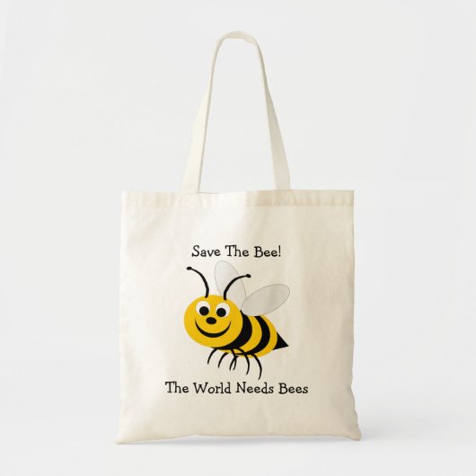 Tote Bag Conception Sauver L'Abeille (Devant)