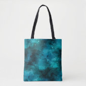 Tote Bag Conception Série Galaxie Sarcelle 7 (Devant)