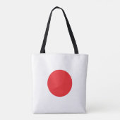 Tote Bag Conception simple de drapeau japonais décontracté (Dos)
