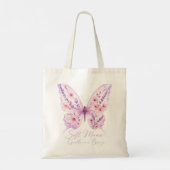 Tote Bag Conception SVG Rétro Groovy "Restez Douce, Maman" (Dos)