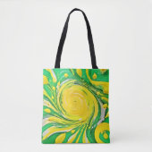 Tote Bag Conception Tornade Citron (Devant)