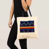 Tote Bag Conception tribale d'abrégé sur conception (Devant (produit))