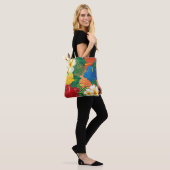 Tote Bag Conception tropicale exotique de fleur (Sur le modèle)