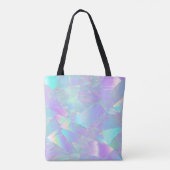 Tote Bag Conception turquoise et violette Iridescente (Dos)