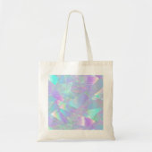 Tote Bag Conception turquoise et violette Iridescente (Devant)