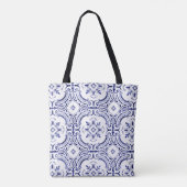 Tote Bag Conception unique de tuile portugaise (Dos)