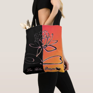 Tote Bag Conceptions de Lee Hiller Accents Black Sunrise Co