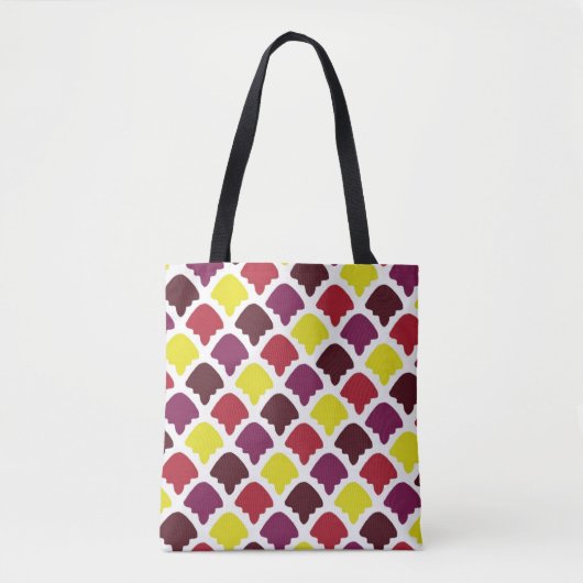 Tote Bag Conceptions de motifs de formes mignonnes (Devant)