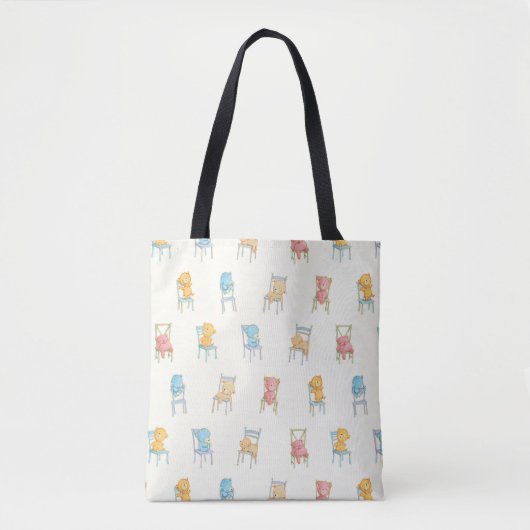 Tote Bag Concerne le motif de chaises (Devant)