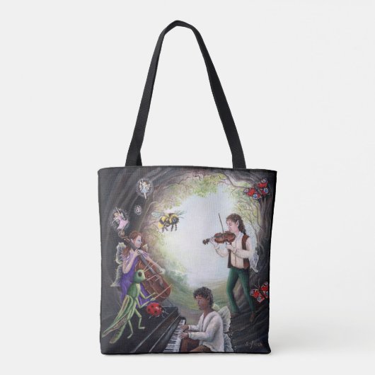 Tote Bag Concert d'été de fée solstice (Dos)