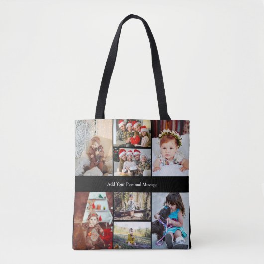 Tote Bag Concevez votre propre collection de photos 8 (Devant)