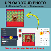 Tote Bag Concevez votre propre : Nom photo Options de coule