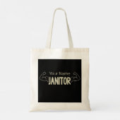 Tote Bag Concierge ou gestionnaire d'installations (Dos)