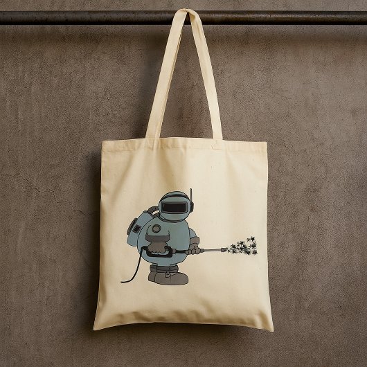 Tote Bag Concierge spatial pulvérisant des étoiles Astronau