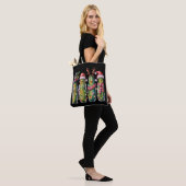 Tote Bag Concombre de Noël drôle Pickle Pickles Fête (Sur le modèle)