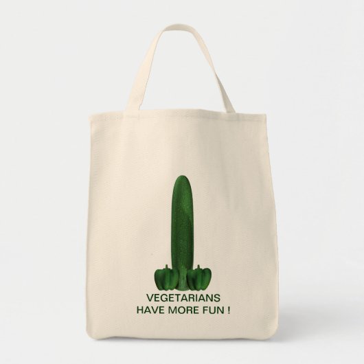 Tote Bag Concombre Et Poivrons (Devant)