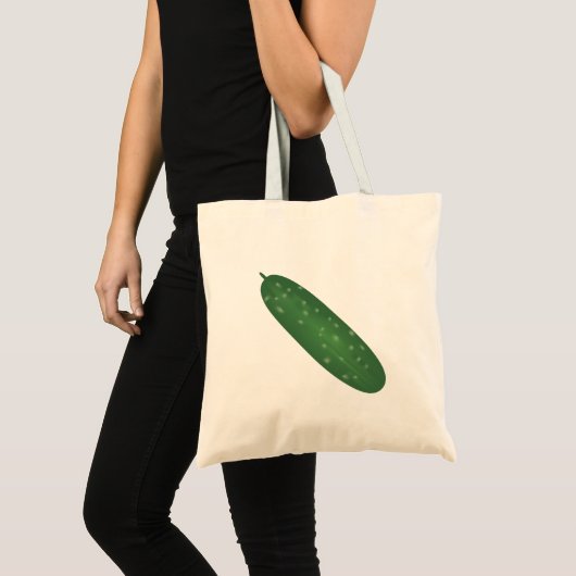 Tote Bag Concombre ou chou ? (Devant (produit))