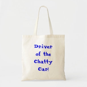 Tote Bag Conducteur De La Citation De Voiture Chatty Enfant