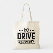 Tote Bag Conduire de manière responsable (Dos)