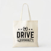 Tote Bag Conduire de manière responsable (Devant)