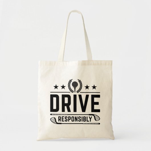 Tote Bag Conduire de manière responsable (Devant)