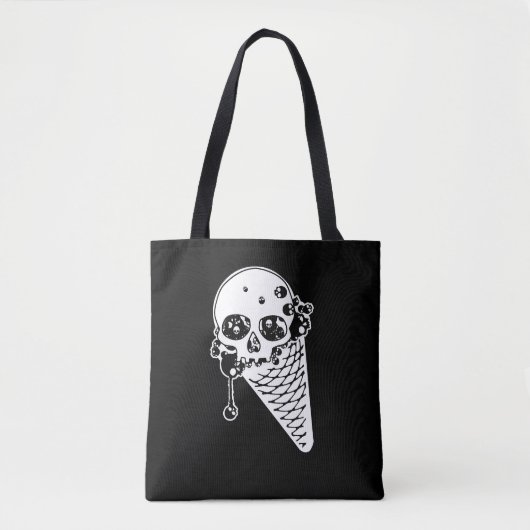 Tote Bag Cône glacé mal (Devant)
