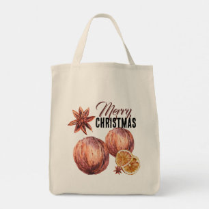 Tote Bag Cones de pin rustique moderne élégant Noël