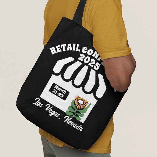 Tote Bag Conférence de vente au détail de style rétro