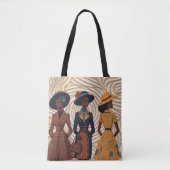 Tote Bag Confiance dans la noirceur 2 face et contrasté (Devant)