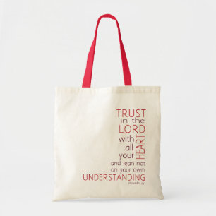Tote Bag Confiance dans le seigneur Bag