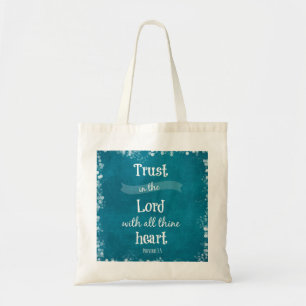 Tote Bag Confiance dans le Seigneur Bible Verse