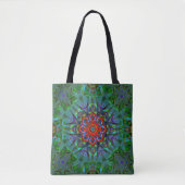 Tote Bag Confianza texture textile mandala motif (Devant)