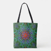 Tote Bag Confianza texture textile mandala motif (Dos)