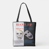 Tote Bag Conflit intérieur de Hamlet (Dos)
