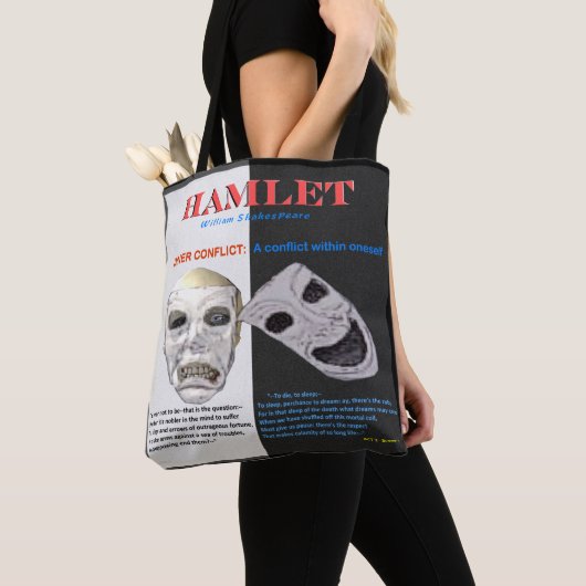 Tote Bag Conflit intérieur de Hamlet (De près)