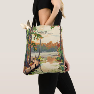 Tote Bag Congaree Caroline du Sud Vintage Art Travel