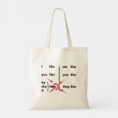 Tote Bag Conjugaison (Dos)