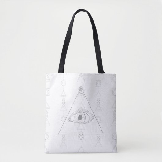 Tote Bag Connaissances secrètes oculaires cachées Esotériqu (Devant)