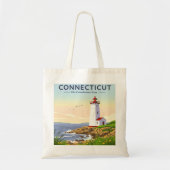 Tote Bag Connecticut vintage (Devant)