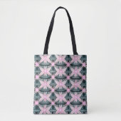 Tote Bag Connexion des fleurs roses (Devant)