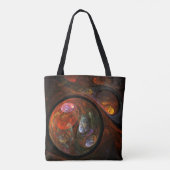 Tote Bag Connexion fluide Art Abstrait (Dos)