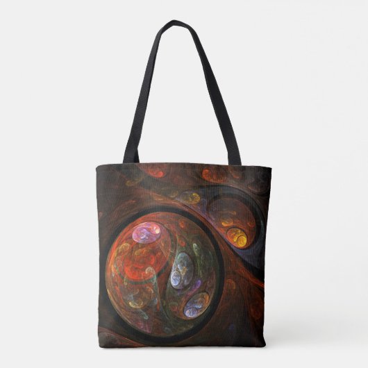 Tote Bag Connexion fluide Art Abstrait (Dos)