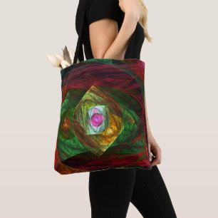 Tote Bag Connexions dynamiques Art Abstrait