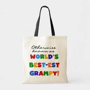 Tote Bag Connu par ailleurs comme le meilleur cadeau Grampy