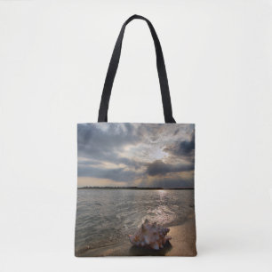 Tote Bag Conque Shell à la plage St Augustine, la Florid