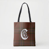 Tote Bag Conroy Clan Tartan Monogramme (Devant)