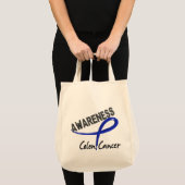 Tote Bag Conscience 3 de cancer du colon (Devant (produit))